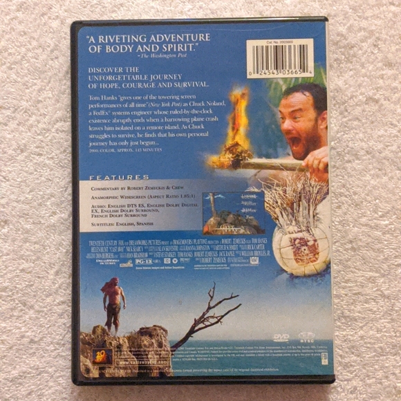 DVD 🆕: Castaway NWOT - Picture 2 of 2